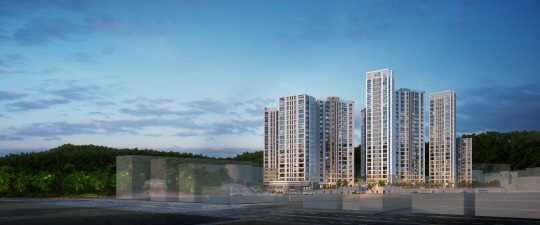 안양자이 더 포레스트. GS건설 제공.